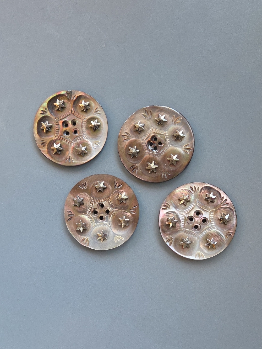 Antique Mother Of Pearl Buttons